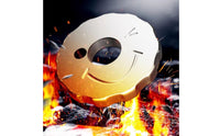 High Strength Angle Grinder Flange Nut Hardened Steel Angle Grinder Pressure Plate Anti-Jamming Power Tool Accessory Happy Face Face Design for Metalworkers