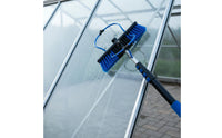 Photovoltaic Module Cleaning Brush Kit Dense Bristles Water Fed Pole Kit Hose Connection Photovoltaic Module Cleaning Brush