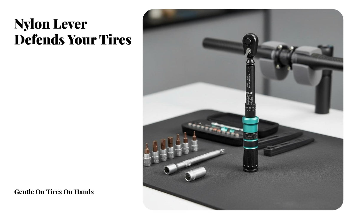 17 Pieces Cycle Tension Wrench Set High Precision Cycle Servicing Tool Click Type Mini Tension Wrench Kit for Bikers, Biking, Workshop, Trail Riding