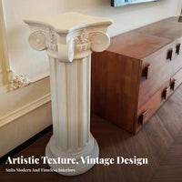 Roman Pillar Plinth Artistic Design Romandesign Pillar Statement Piece Robust Duty for Cafe Owners, Art Collectors