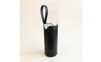 Long-Lasting Leather Cup Sleeve with Strap Portable Tumbler Sleeve with Hand Strap Lightweight Carrier Secure for Outdoor