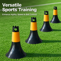 Football Training Equipment for Coaches, PE Synthetic Polymer Marker Cones, Soccer football Training Cones for Agility & Skills