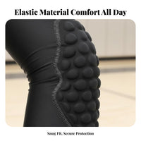 Anti-Collision Kids Knee Pad Breathable Padded Knee Sleeve High-Elastic for Goalkeepers, Boys, Basketball, Outdoor Activities, Skateboarding
