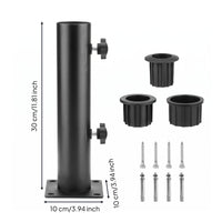 Umbrella Pole Mount Patio Umbrella Holder Inserts Outdoor Accessory for Deck