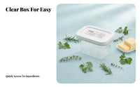 2-in-1 Design Airtight Butter Keeper with Cutter Even Slices Butter Cutter Box Keeps Crisp Kitchenware Easy to Use for Breakfast Prep, Baking