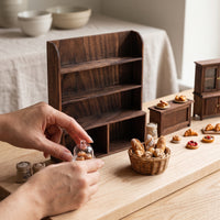 Miniature Dollhouse Bakery Food Display Set
