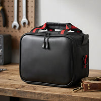 Portable Fiber Light-Conducting Tool Bag Padded Tool Bag with Shoulder Strap Wear-Resistant Spacious for Technicians