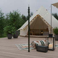 Telescoping Tent Poles Easy Setup Adjustable Tent Pole Telescoping Tarp Pole Portable Adjustable Tarp Poles Rust Resistant