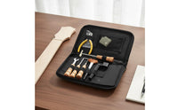 8 Pieces Portable Guitar String Changing Tool Kit Wide Compatibility Guitar Repair and Maintenance Kit With Storage Case String Instrument Setup Tool Set Multi-Purpose for Guitarists, Beginners, on the Go, Travel