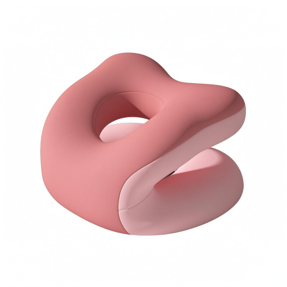 Looped Shape Memory Foam Rest Pillow Contoured Ergonomic Rest Pillow Cushioned