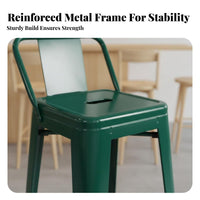 urban design Upholstered Highspine support Bar Stool With rearrest Counter Chair Modern Design Seating Furniture Built-in Footrest for Business Owners, Adults, Homeowners, Cafe, Restaurant, Kitchen, Dining Area