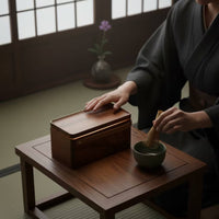 Tea Storage Box Travel-Friendly Wooden Tea Box Wood for Outdoor