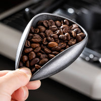 Sturdy Coffee Bean Dosing Tray Easy to Clean Coffee Bean Weighing Scoop Thickened Material Ergonomic Shape for Baristas, Home Kitchen