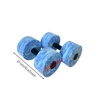 4 Pieces Easy-Grip Water Dumbbells with Marbled Pattern Lightweight Aquatic Exercise Dumbbells High-Density Aquatic Exercise Weights Quick-Drying for Fitness Enthusiasts, Swimmers, Swim Practice