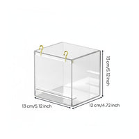Easy to Clean Acrylic Bird Bathing Enclosure Parrot Bath Tub Leak Proof Bird Enclosure Shower Box Space-Saving for Parrots, Budgies