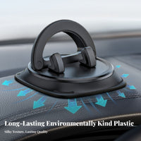 Stable Grip Car Dashboard Ph Single Holder Washable & Reusable Dashboard Ph Single Holder Heat & Cold Resistant for Commuters, Travelers