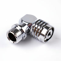 Angled Design Second Stage Regulator Angle Adapter Universal Compatibility Diving Regulator Elbow Adapter Metal Body Breathing Gear Part for Underwater