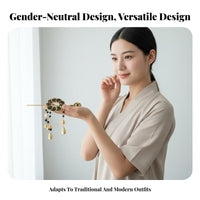 Chinese Hair Crown Gender-Neutral Guzhuang Headpiece Traditional Chinese Attire Hair Accessory Elegant Design Traditional