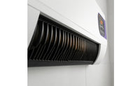 2000W Wall-Mounted Electric Heater White Electric Wall Heater Black Grille Home Heating Rectangular
