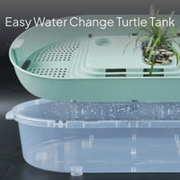 Turtle Habitat: Water & Land, Easy Clean, Multi-Functional