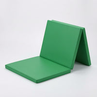 Portable Tri-Fold Exercise Mat Foldable Folding Gym Mat with Handle Thick Easy to Clean for Gymnastics