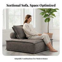 Nordic Tofu cube Sofa sectional living room design Room Furniture Combinable Sections Sectional Couch Minimalist visual attraction for Apartment Dwellers, Families, property owners, Lounge Area