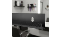Wall Mounted Hairpiece Holder Rack Sturdy Metal Construction Hair Weft Styling Effortless Setup to Install for Barbershop