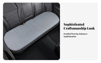 Ventilated Seat Mat Sweat-Absorbent Woven Cooling Mat Breathable Automotive Interior Accessory for vehicle Owners, Commuters, Summer Driving, Office