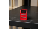 Dark Top Compartment 1:64 Scale Tool Cabinet Model Freestanding Miniature Drawer Cabinet Scene Setting Accessory Realistic Texture for Display