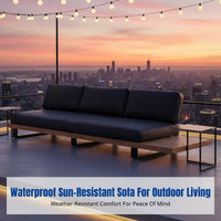 Outdoor Sofa, Waterproof Sun-Resistant Patio Couch, Designer Villa Terrace Furniture