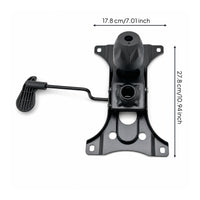 Stamped Steel Chair Base Control Plate Multiple Bolt Holes Tilt Mechanism Base Plate Ribbed Handle Swivel Tilt Control Mechanism