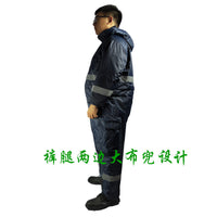 防水带帽冷库棉服冬季抗寒连体工作服棉衣加厚保暖劳保服钩鱼棉服
