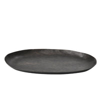 Hammered Metal Tray Sculptural Aluminum Fruit Bowl Wavy Serving Platter for Coffee Table