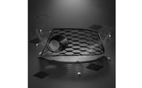 Front Fog Light Cover Gloss Front Fog Light Grille Sporty Upgrade for Car Enthusiasts