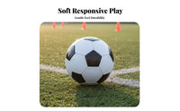 Soccer Ball Wear-Resistant Young Soccer Ball High-Strength-Reliable Team Athletic Gear for Children, Teenagers, Gym Class, School Playground