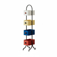 Creative Design Colorful customizable Shelving Unit Multi-Functional Storage Rack Multifunctional Display Shelf Space-Saving for Children, Homeowners, Living Room, Corner, Bedroom, Kitchen