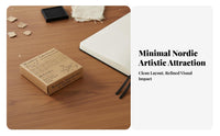 25 Pieces Weather Symbol Stamp Blocks Cute Designs Emoticon Planner Stamps Wooden Rubber Stamp Set Natural Wood Handles