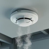 Photoelectric Fire Alarm Early Warning Detection Photoelectric Smoke Sensing Unit Reduces False Alarms Addressable Fire Alarm for, Workplaces
