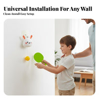 Parent-Child Interaction Hand-Eye Coordination Toy Portable & Space-Saving Hanging Table Tennis Practice Tool Improves Concentration