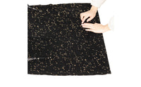Small Stars and Moons Divination Cloth Tablecloth Drawstring Pouch Velvet Divination Cloth Soft Surface Starry Sky Tablecloth for Divination Fans