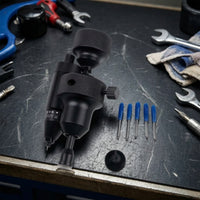 Precision Film Hole-Cutting Tool Knurled Automotive Film Cutter Clean Circle Cutter with Replacement Bits Stable for Window Tinting
