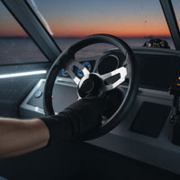 Yacht Steering Wheel Rust Resistant Marine Steering Wheel Mirror Finish