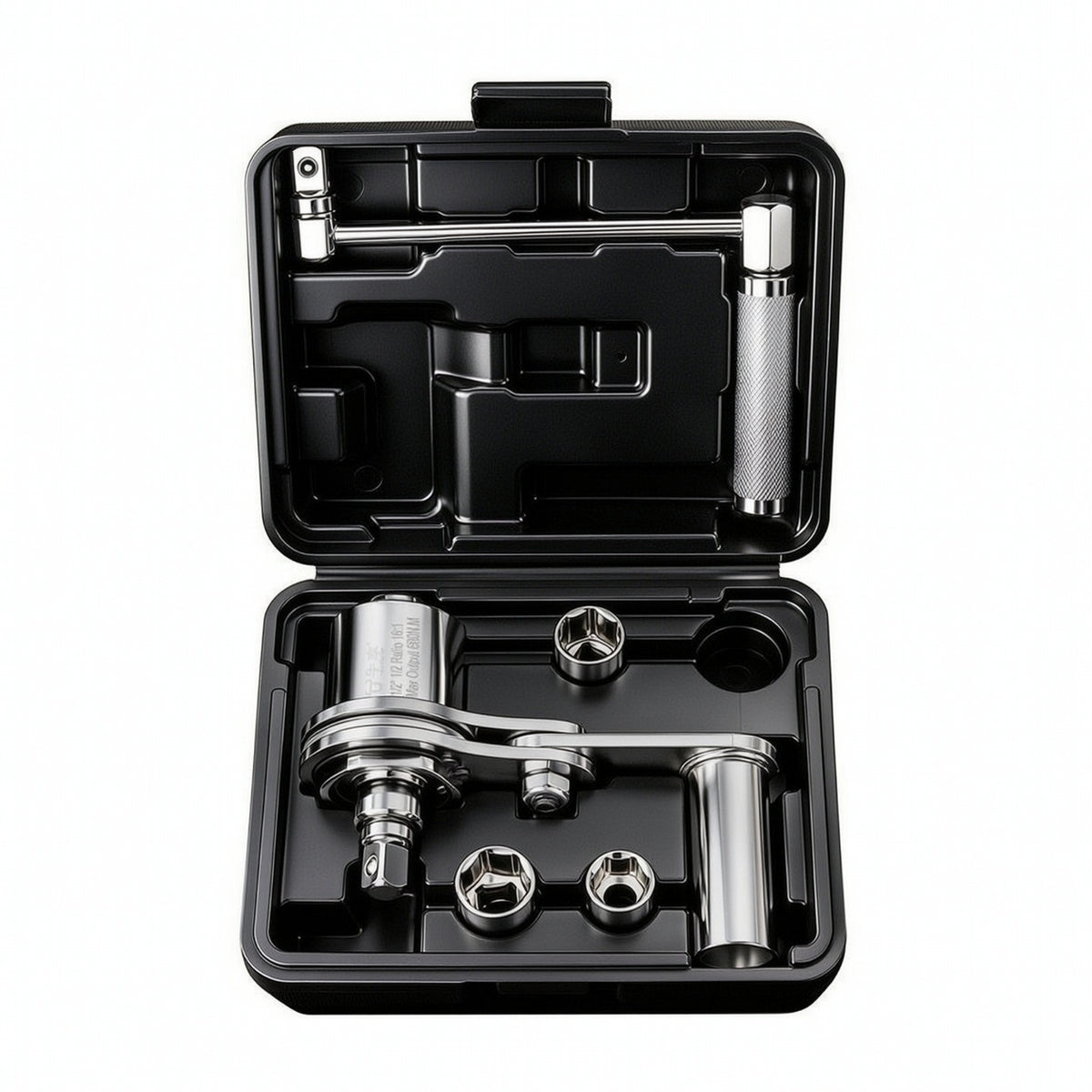 Easy-to-Read Wrench Kit Long-Lasting Wrench Set Sturdy Wheel Nut Removal Tool Non-Slip for Mechanics, Roadside Emergency