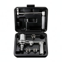 Easy-to-Read Wrench Kit Long-Lasting Wrench Set Sturdy Wheel Nut Removal Tool Non-Slip for Mechanics, Roadside Emergency