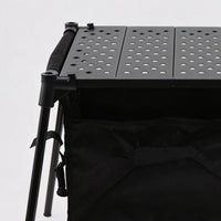 Aluminum Camping Table Multi-Use Portable Camping Table Carry Bag for Campers, Adventure Seekers