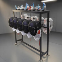 Fencing Rack Stand Rectangular Frame Fencing Gear Rack Blade Holder Stand Flat Top Shelf Sports Storage Hanging Rods