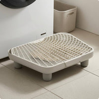 Raised Edges Litter Control Mat Easy to Clean Cat Litter Trapping Mat Long-Lasting Pet Supplies Chemical-Free Safe