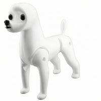 Poseable Pet Grooming Practice Mannequin Plastic Dog Grooming Mannequin Sturdy Tough