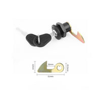 Trunk Lock with Keys Mechanical Simple Installation for Motorcyclists