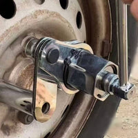 Wheel Wrench with Socket Adapters Labor-Saving Lug Wrench Nut Remover with Storage Case Extended Tire Changing Tool for Vehicle Owners, Garage